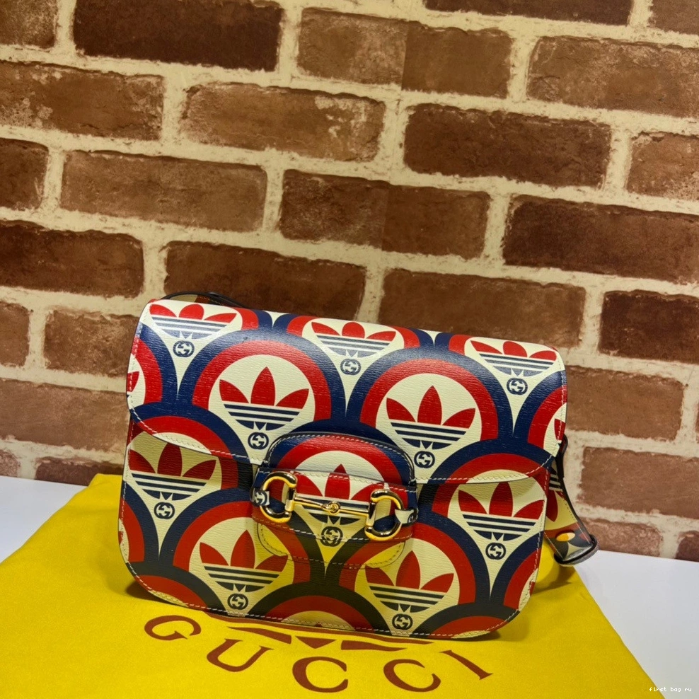 First bag ru Gucci bag 1955 Adidas x Horsebit shoulder 0709